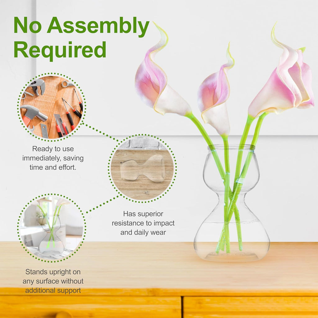 Clear Glass Bud Vases - Propagation Stations (Set of 4)