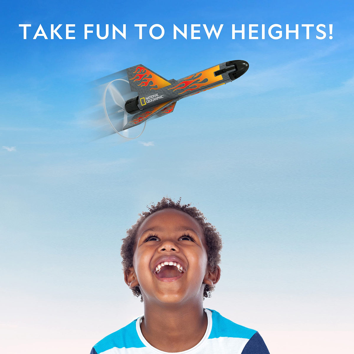 Motorized Self-Launching Rocket STEM Kit