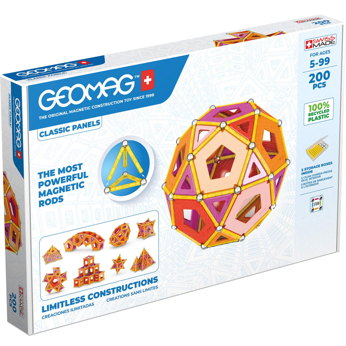 Magnetic Geometric Panels