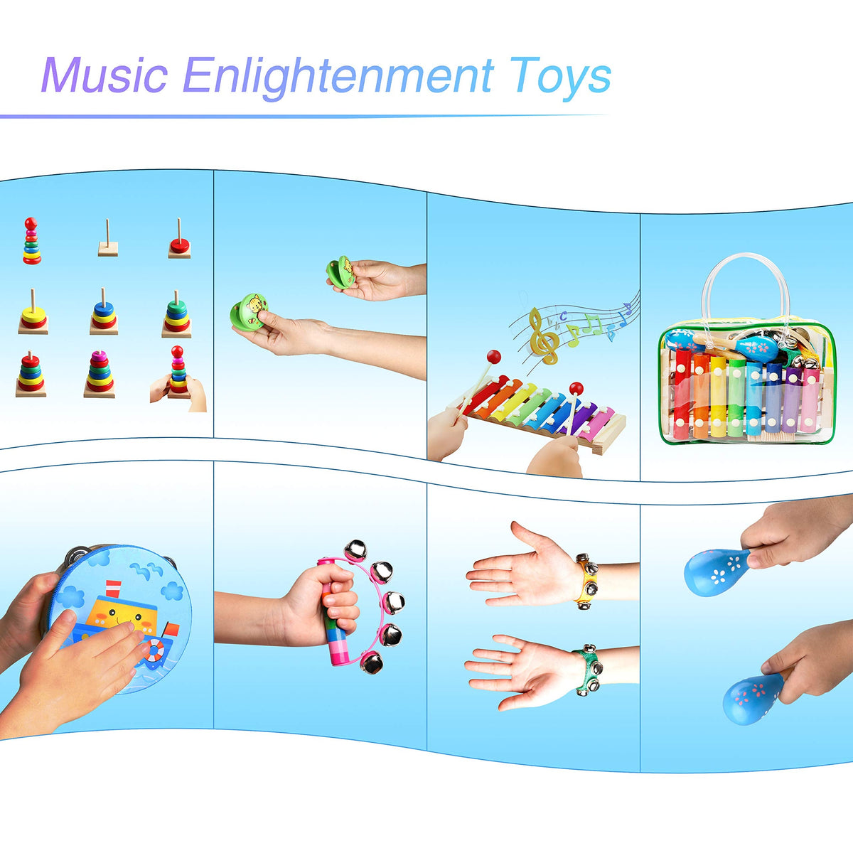 Wooden Kids Music Instruments