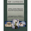 Lambert V. People of State of Cal. U.S. Supreme Court Transcript of Record with Supporting Pleadings