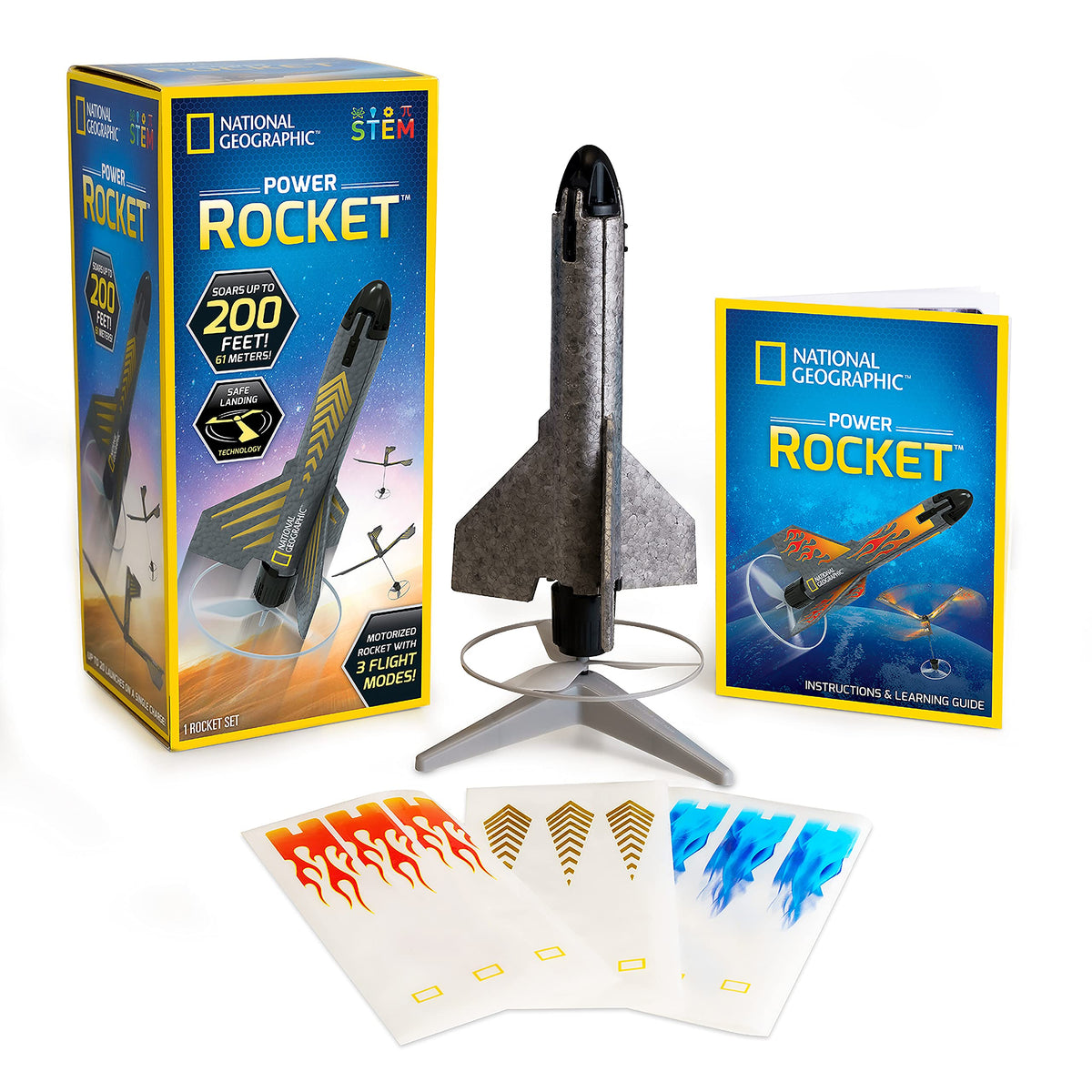 Motorized Self-Launching Rocket STEM Kit