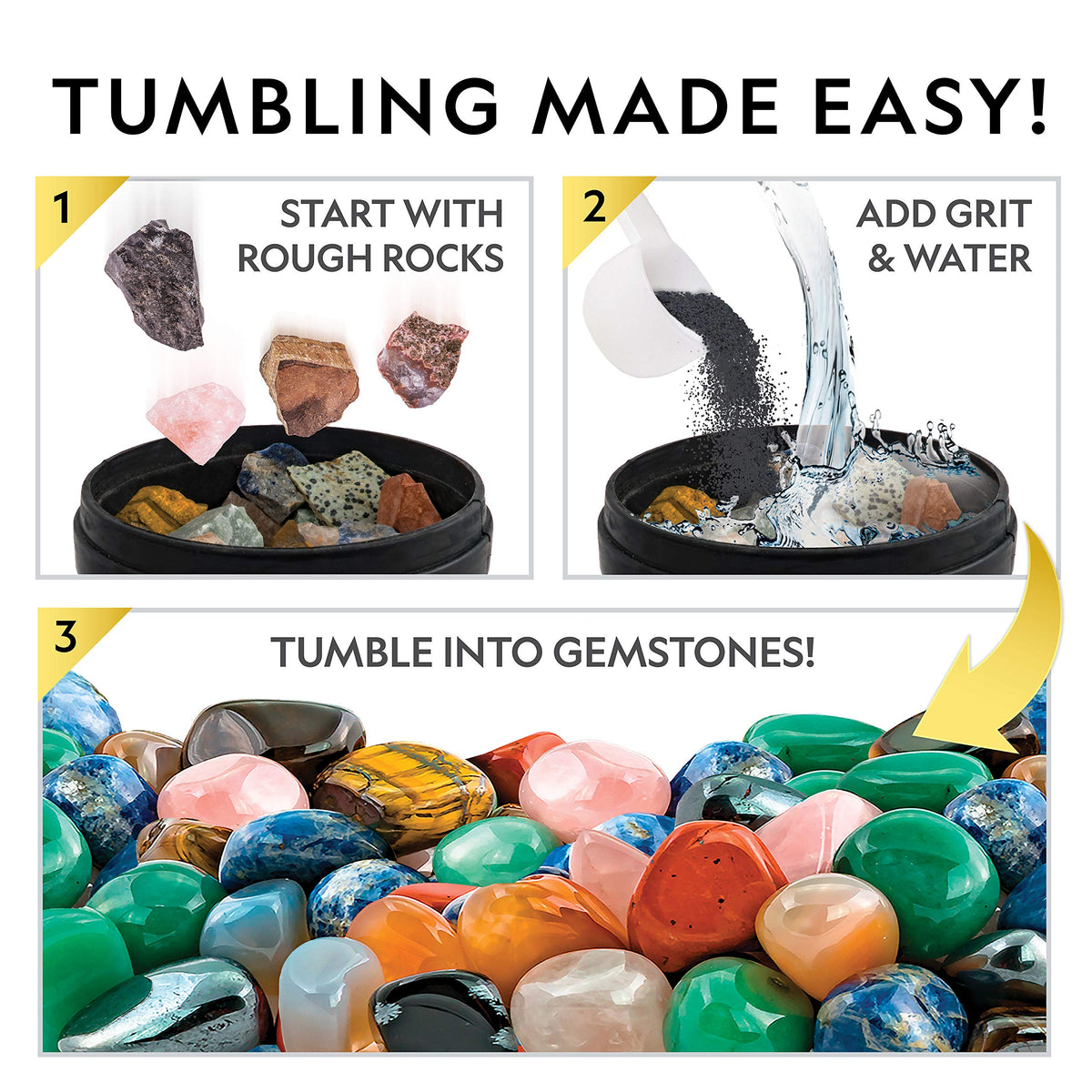 The Rock STEM Tumbler Kit