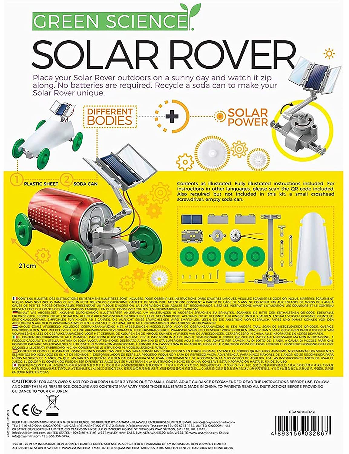 Solar-Powered Roving Machine