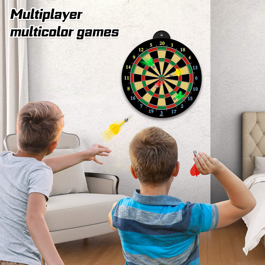2-in-1 Magnetic Archery & Dartboard