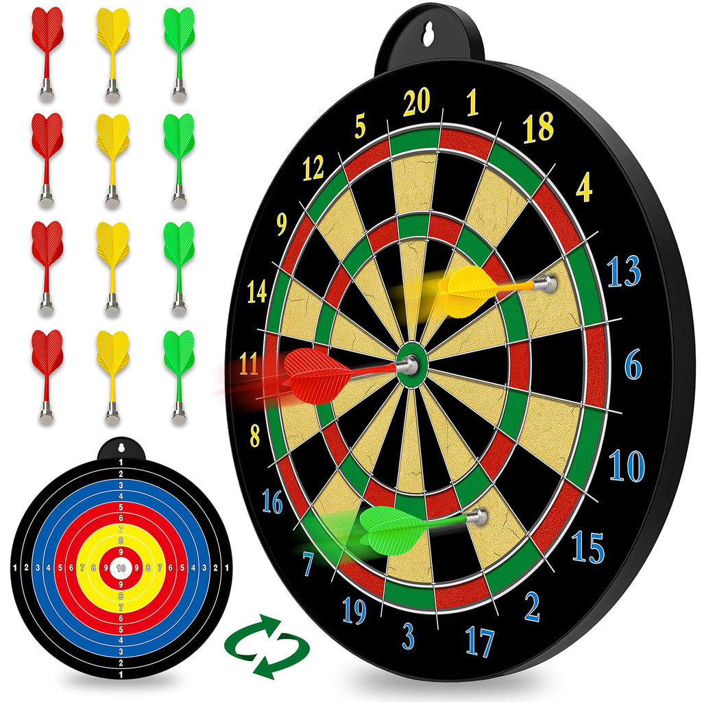 2-in-1 Magnetic Archery & Dartboard