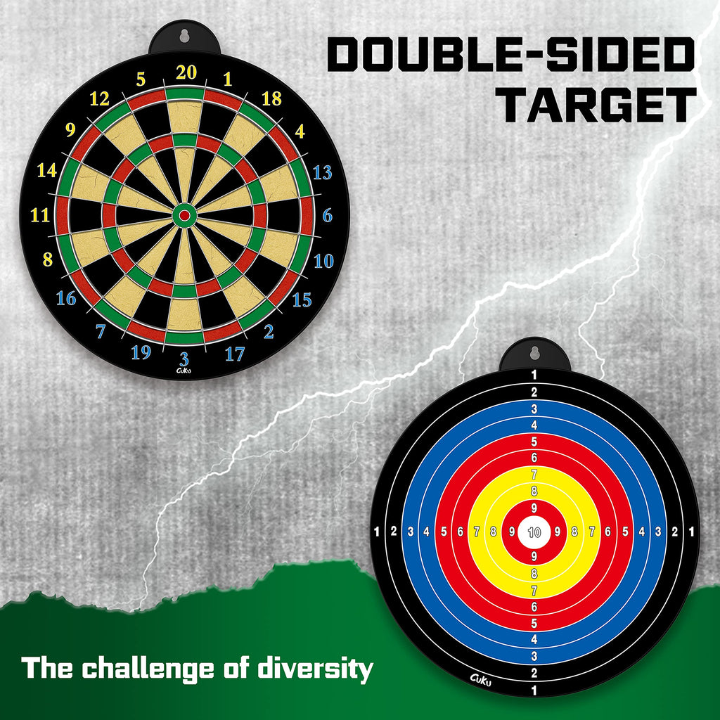 2-in-1 Magnetic Archery & Dartboard