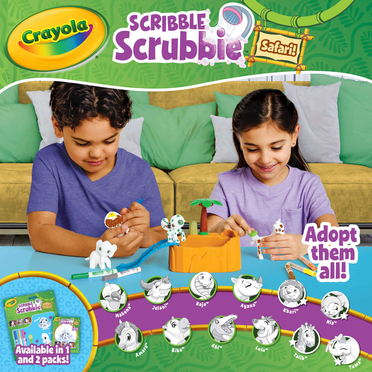 Decoratable Safari Animals