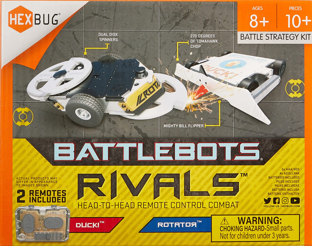 BattleBots Rivals Presents: Rotator vs. Duck an Epic Remote Control Robot Battles for STEM-Savvy Kids