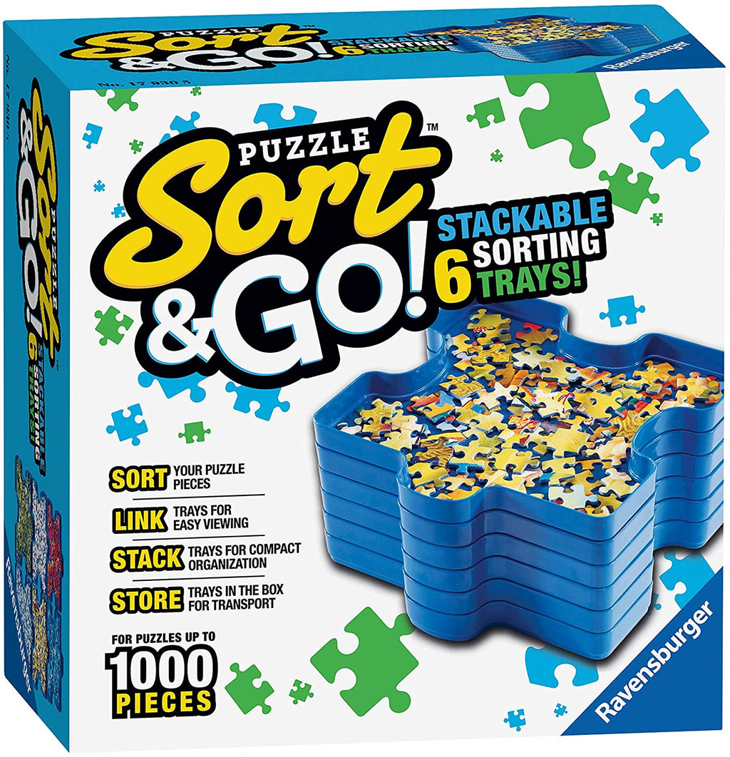Puzzle Pieces Sorting Trays