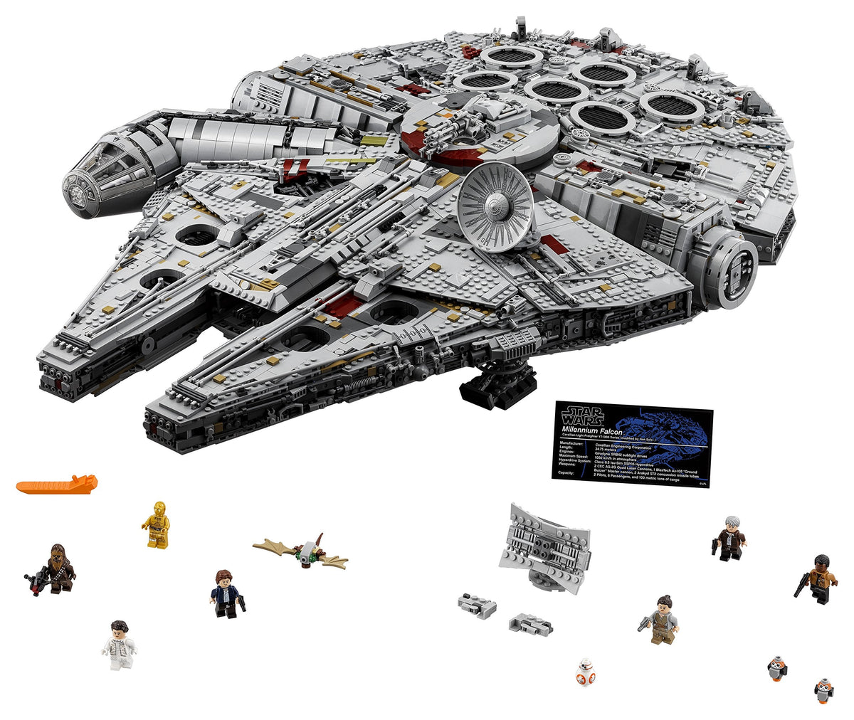 Star Wars Lego Ultimate Millennium Starship Expert Building Kit