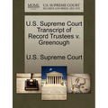 U.S. Supreme Court Transcript of Record Trustees V. Greenough
