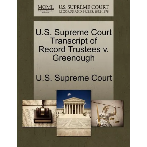 U.S. Supreme Court Transcript of Record Trustees V. Greenough