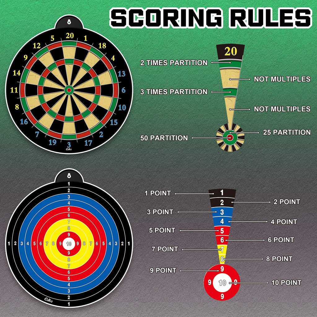2-in-1 Magnetic Archery & Dartboard