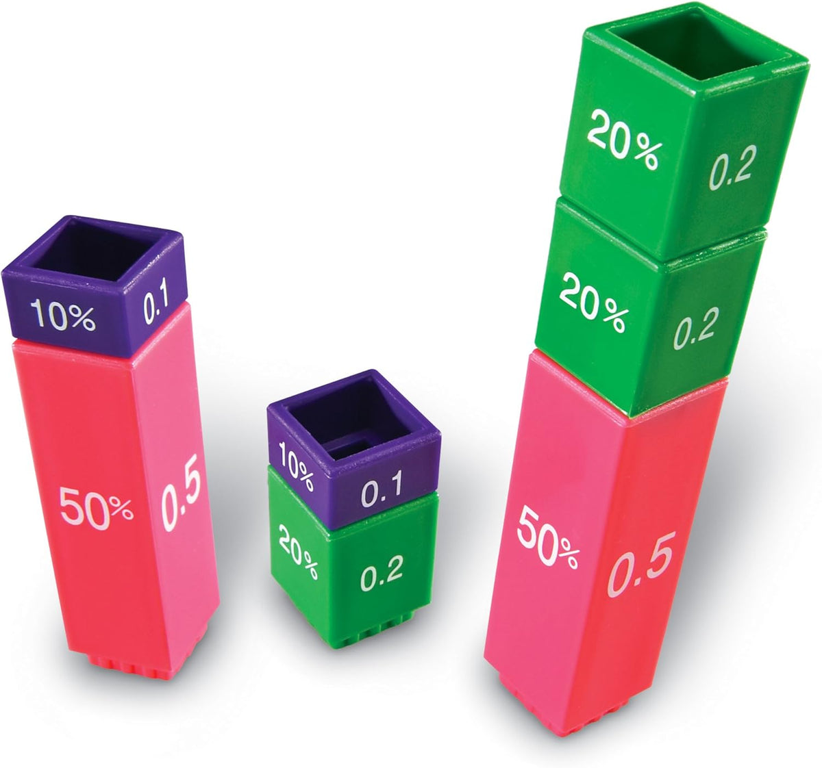 Stack Compare Master Fractions Math Tower for Kids Ages 6+