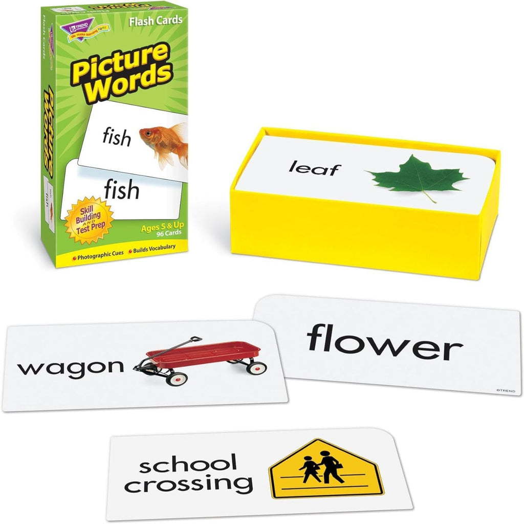 See Read Grow Picture Word Flash Cards for Kids Ages 5+