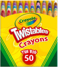 Twist Color Create Mini Crayons for Kids Ages 3+ 50 Pack
