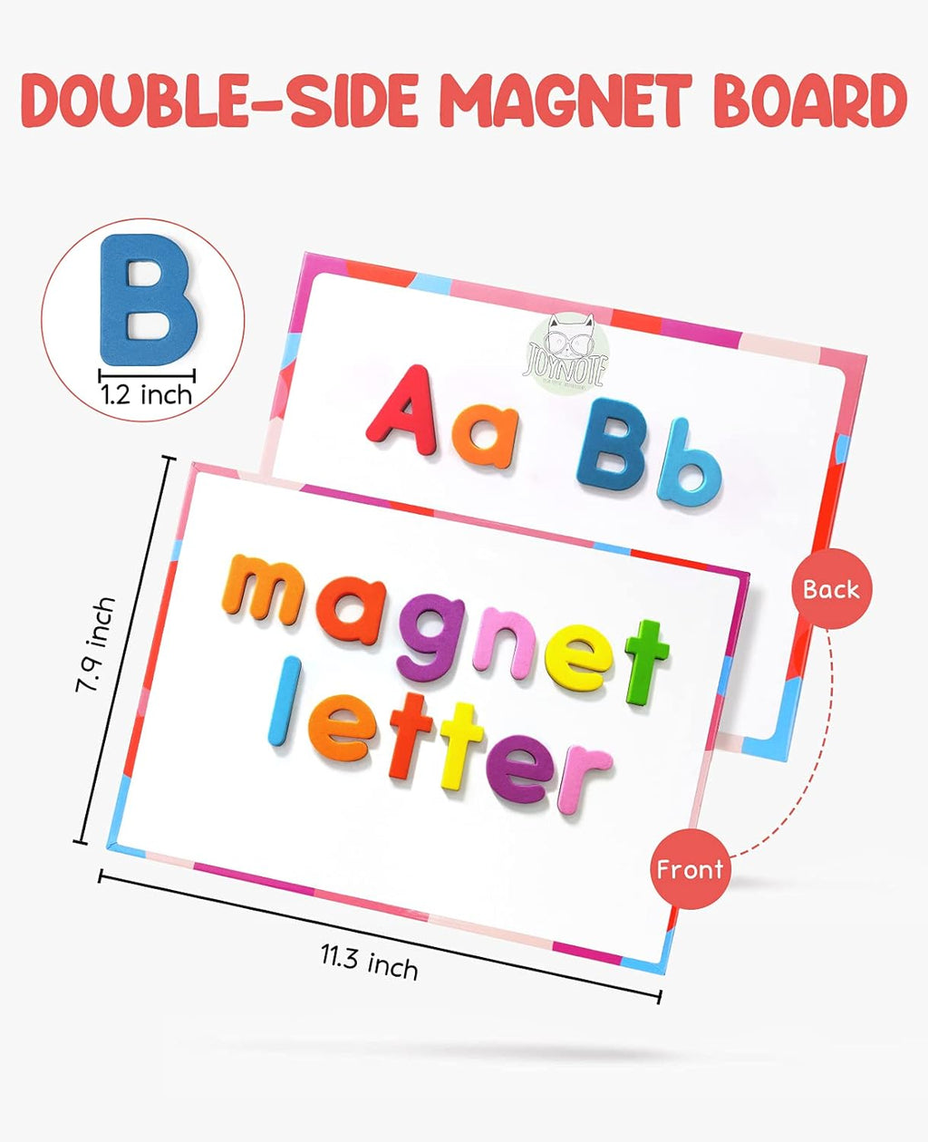 Spell Build Imagine Magnetic Alphabet Learning Set for Kids Ages 3+