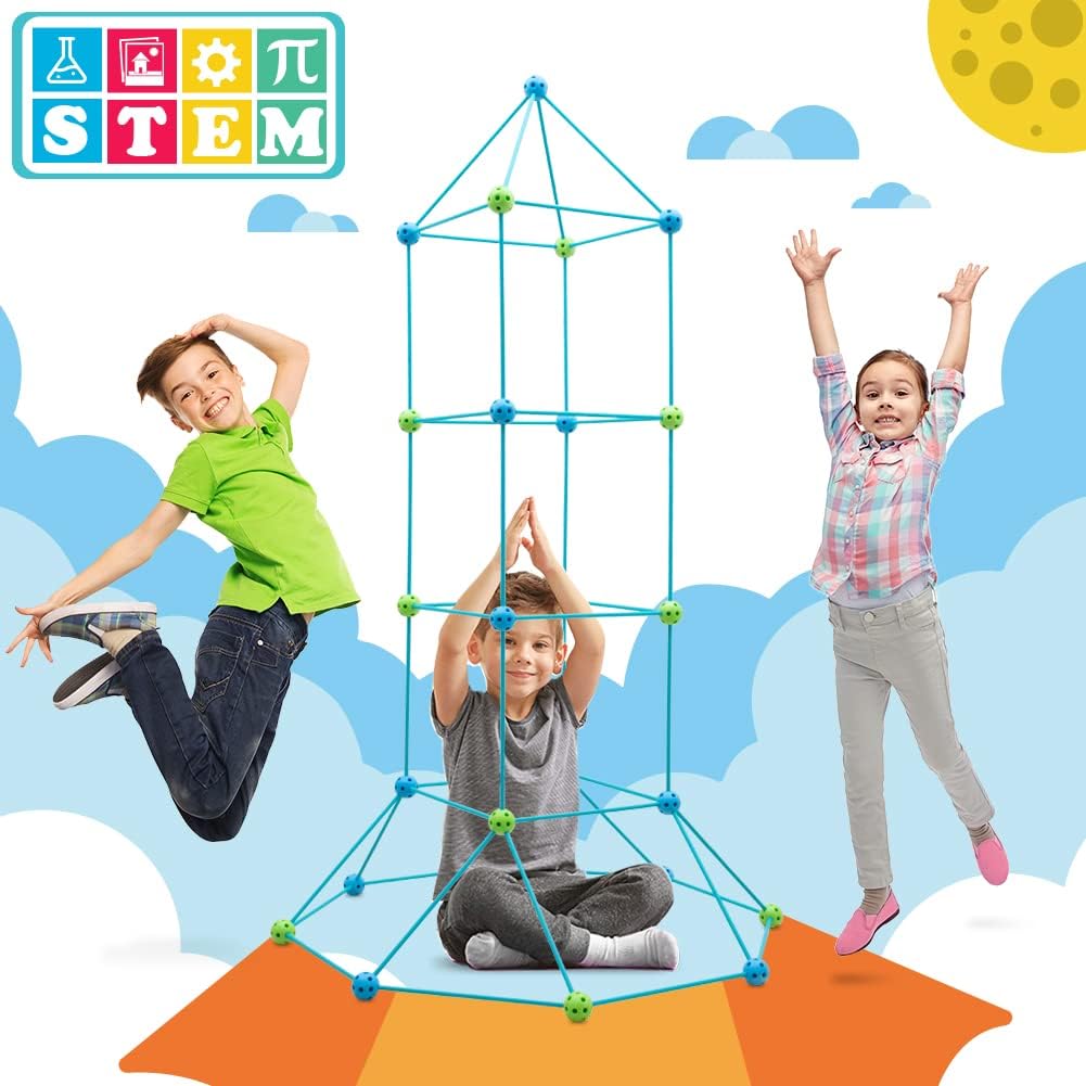 Ultimate Fort Builder Kit for Kids STEM Building Adventure Set