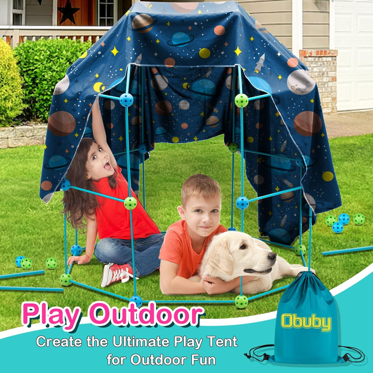 Ultimate Fort Builder Kit for Kids STEM Building Adventure Set