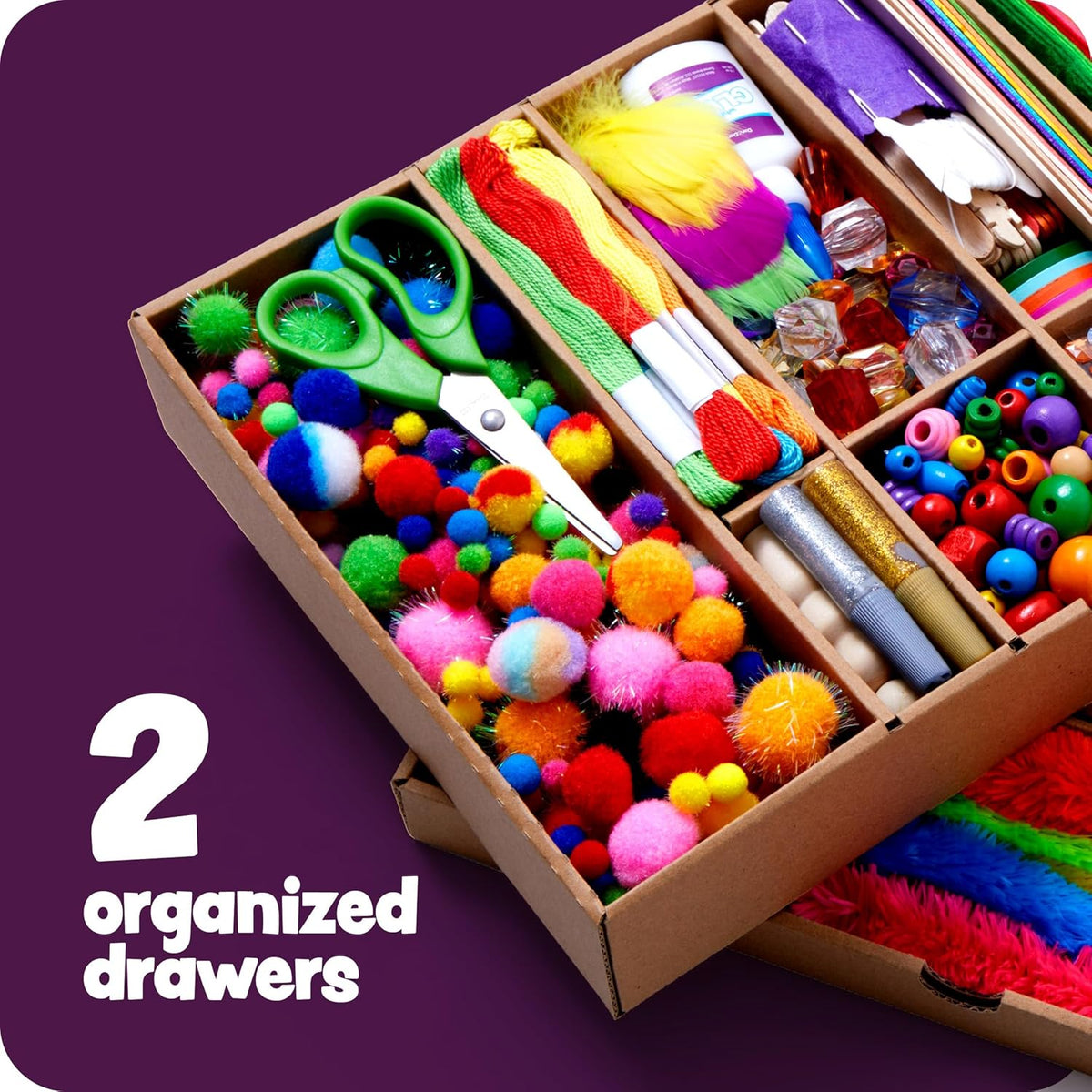 Ultimate Arts and Crafts Kit for Kids with 1000+ Craft Supplies and Endless Creative Fun