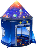Blast Off to Adventure Rocket Ship Play Tent for Kids Indoor Outdoor Space Playhouse Ages 2+