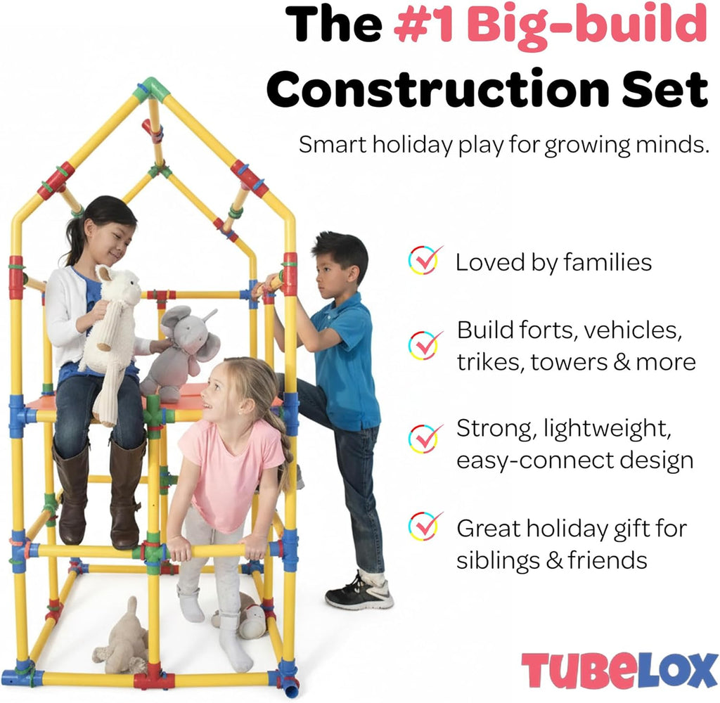 Build Dream Forts STEM Life Size Construction Set with 220 Pieces