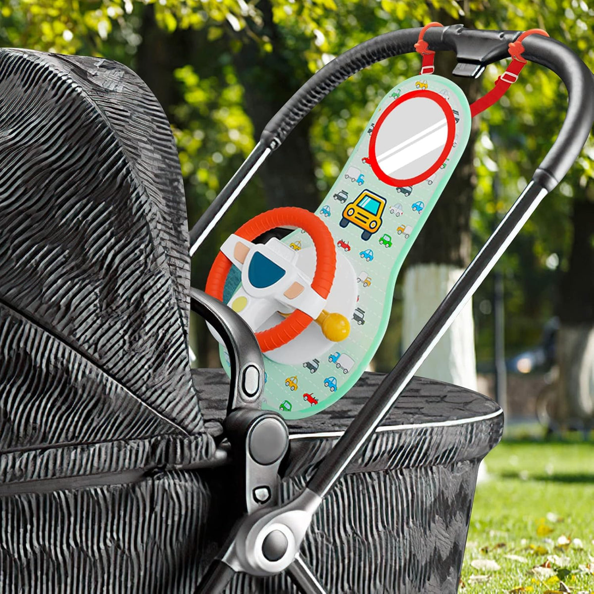 Little Driver Baby Car Seat Toy with Music & Mirror 6–12 Months