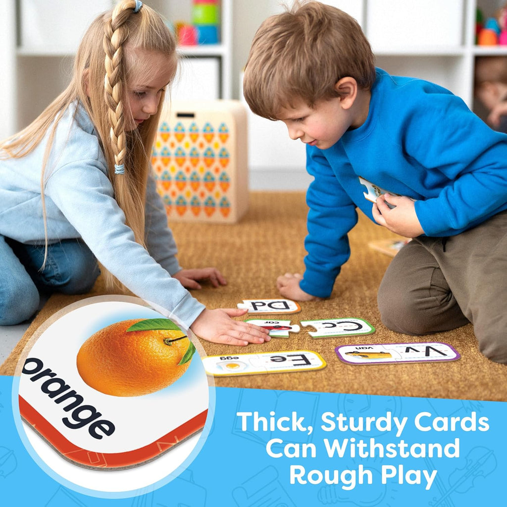 Match Learn Spell Alphabet Puzzle Cards Montessori Learning Game Ages 3+