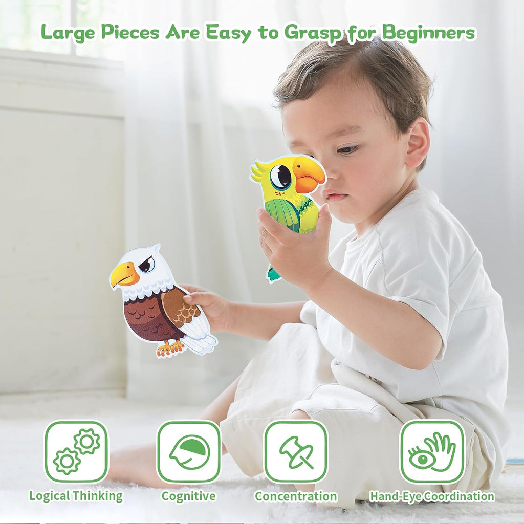 My First Animal Puzzle Adventure Big Pieces for Little Hands Ages 2+