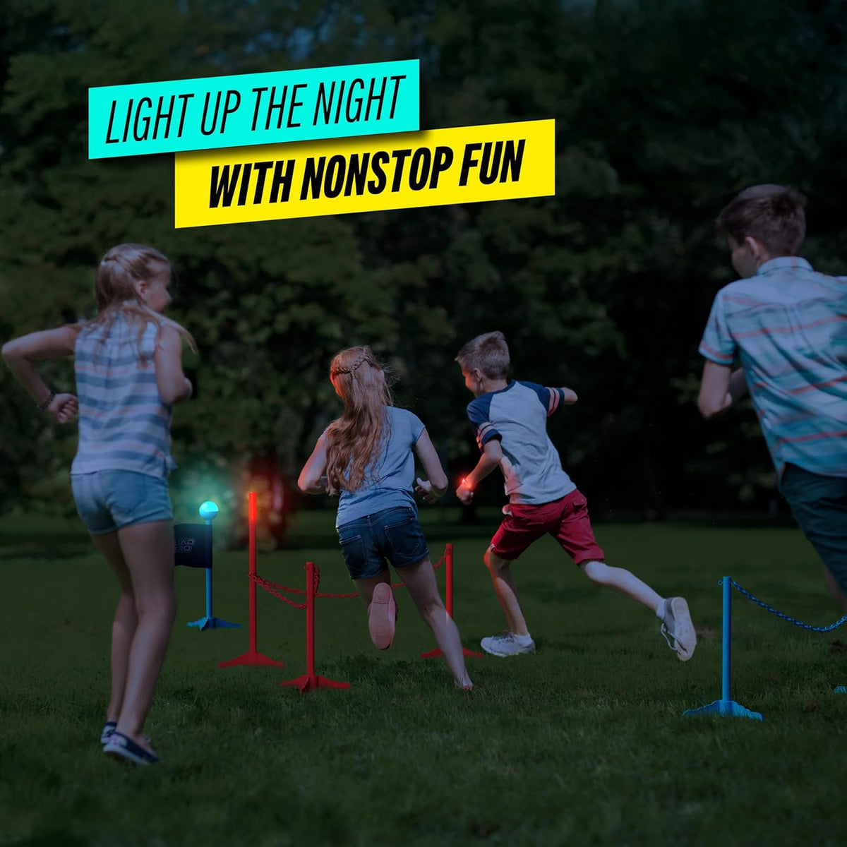 Glow Battle Capture the Flag, Light Up Outdoor Adventure Game for Kids & Families