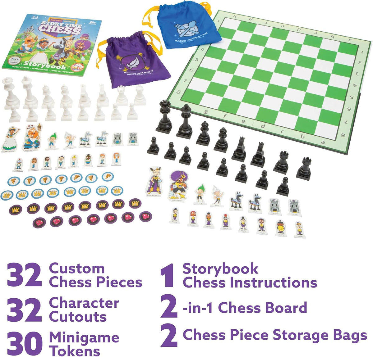 Learn Chess Through Play Board Game for Kids Ages 3+