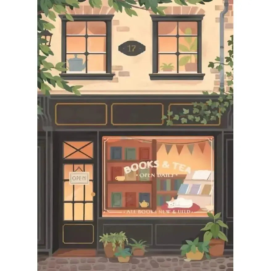 Books & Tea 99 Piece Mini Jigsaw Puzzle Trevell