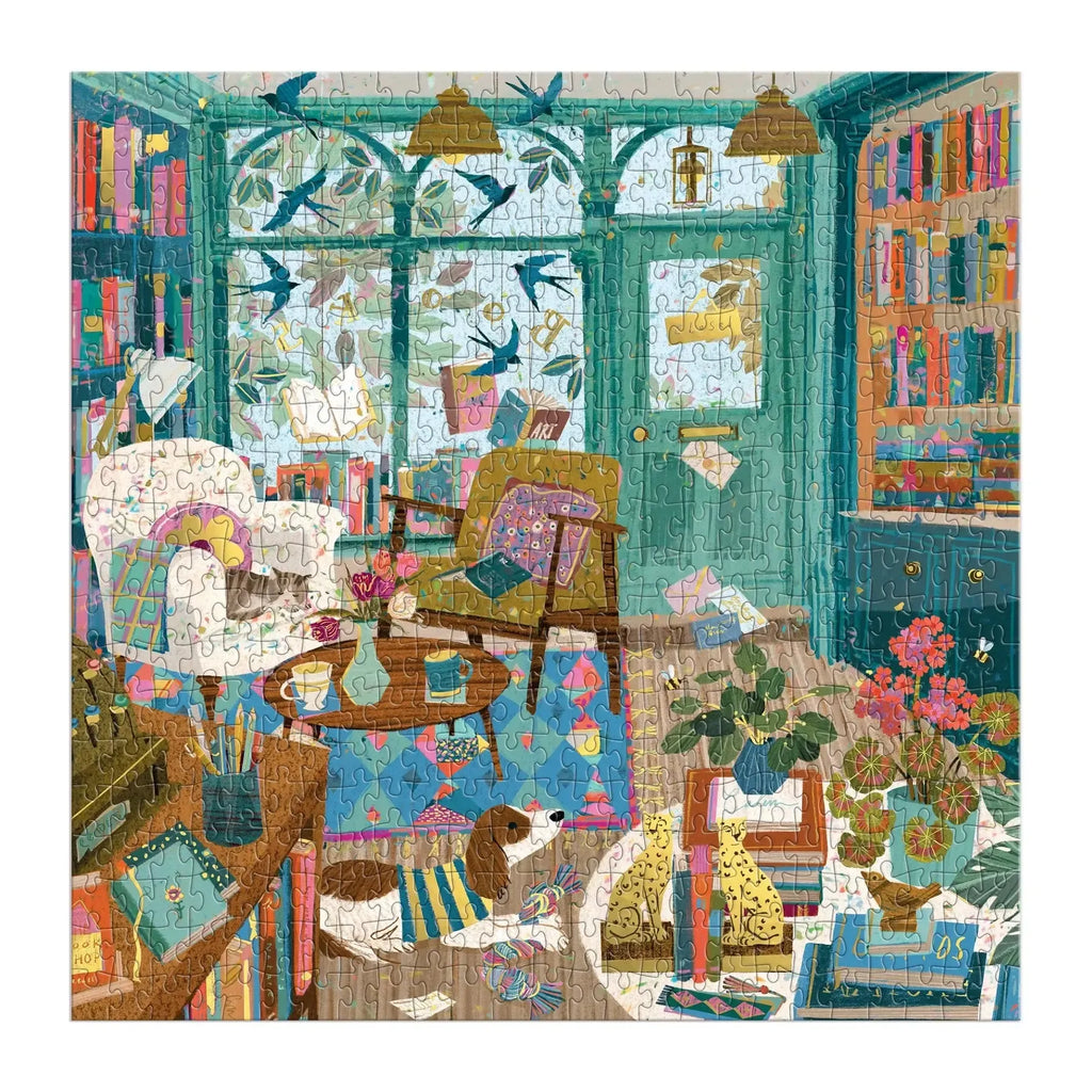 Bookshop Afternoon 500 Piece Jigsaw Puzzle Galison
