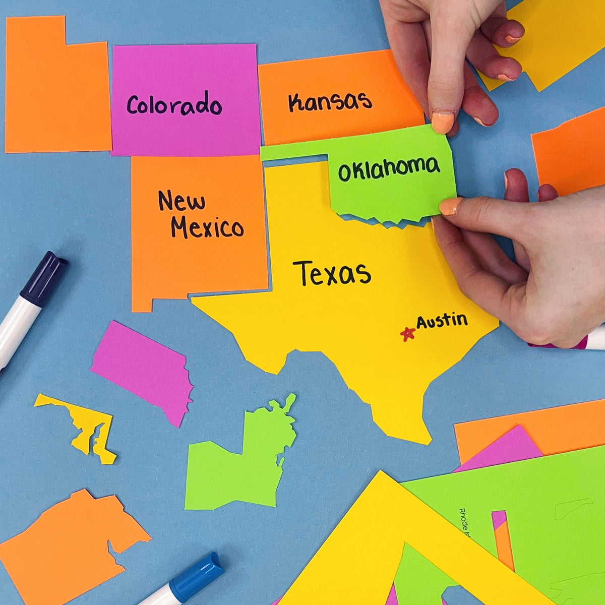 DIY U.S. Map Puzzle