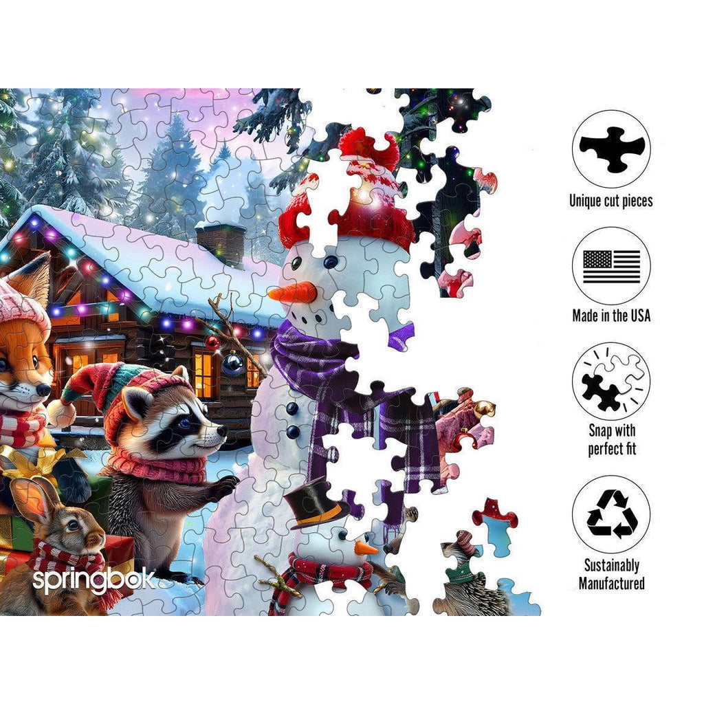 Christmas Critters 500 Piece Jigsaw Puzzle Springbok