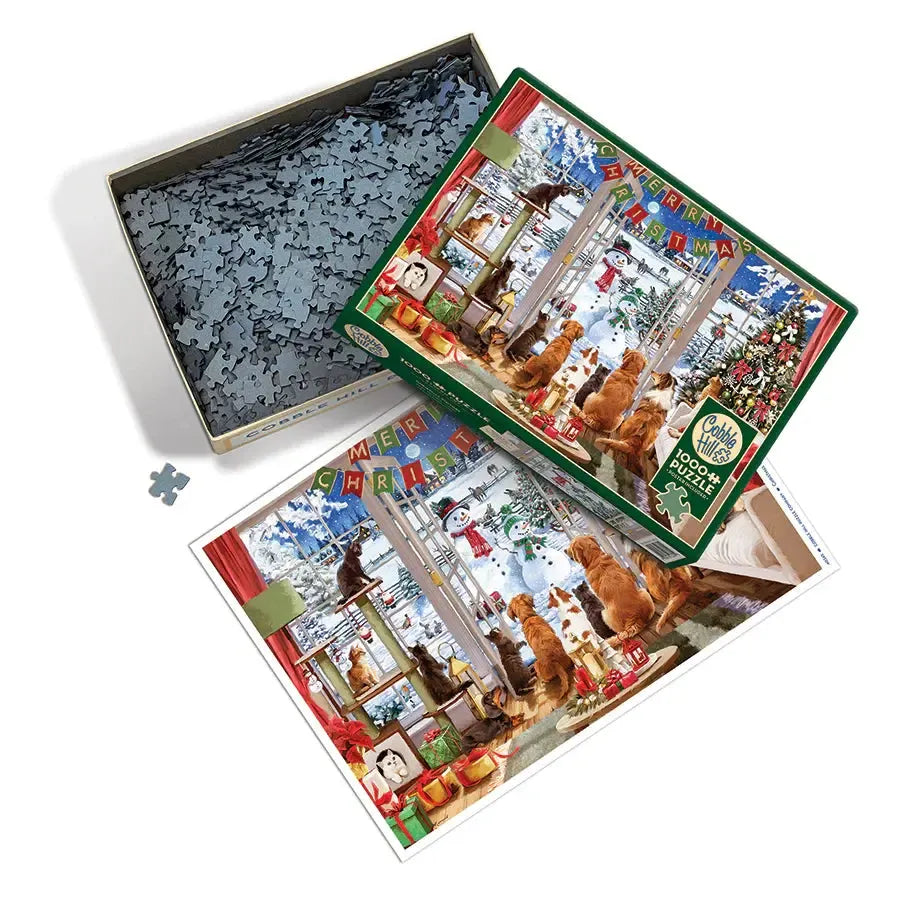 Christmas Visitors 1000 Piece Jigsaw Puzzle Cobble Hill
