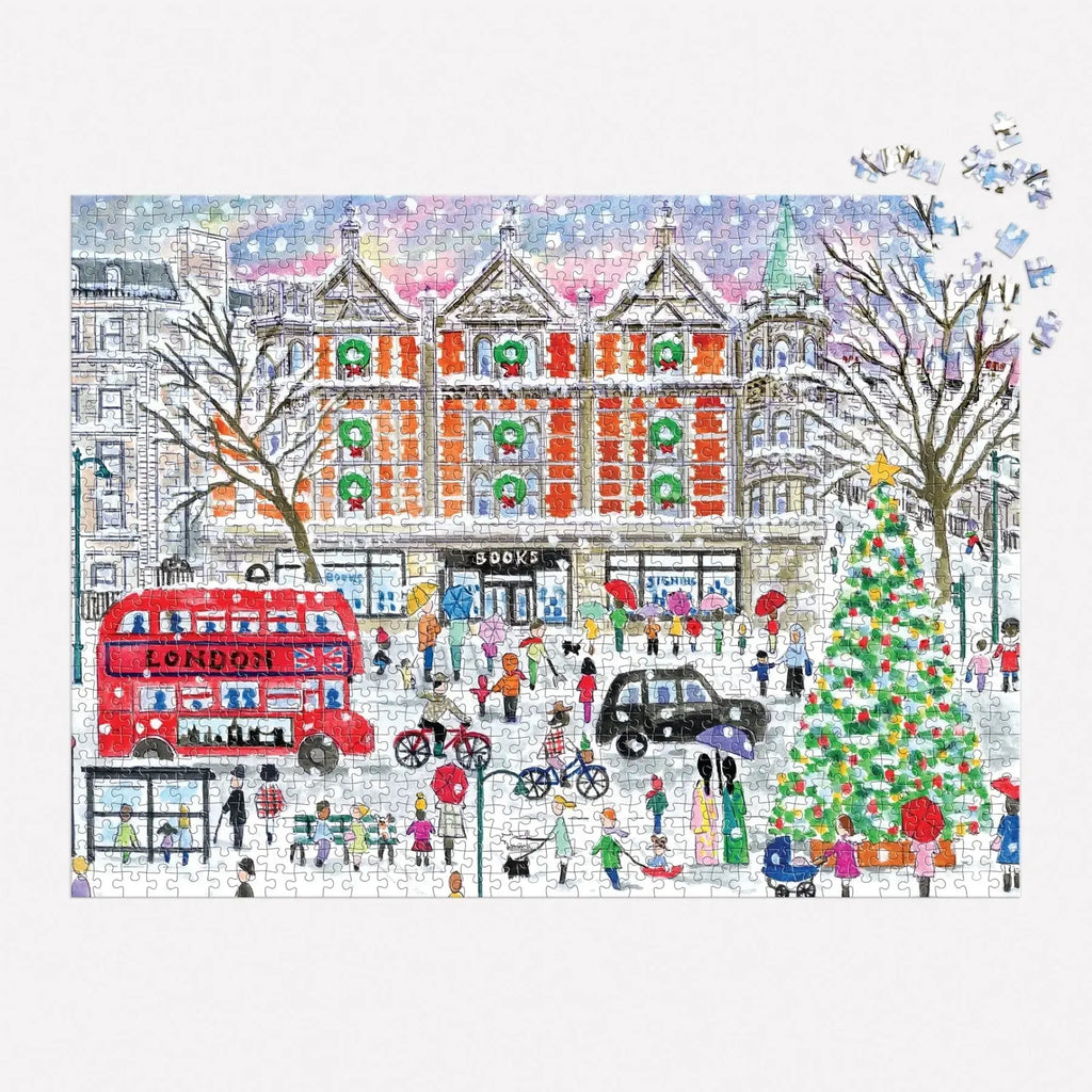 Christmas in London 1000 Piece Jigsaw Puzzle Galison