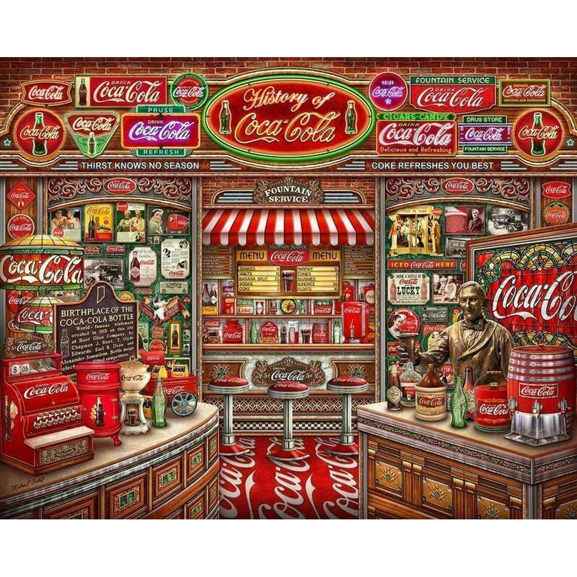 Coca-Cola History 1000 Piece Jigsaw Puzzle Springbok