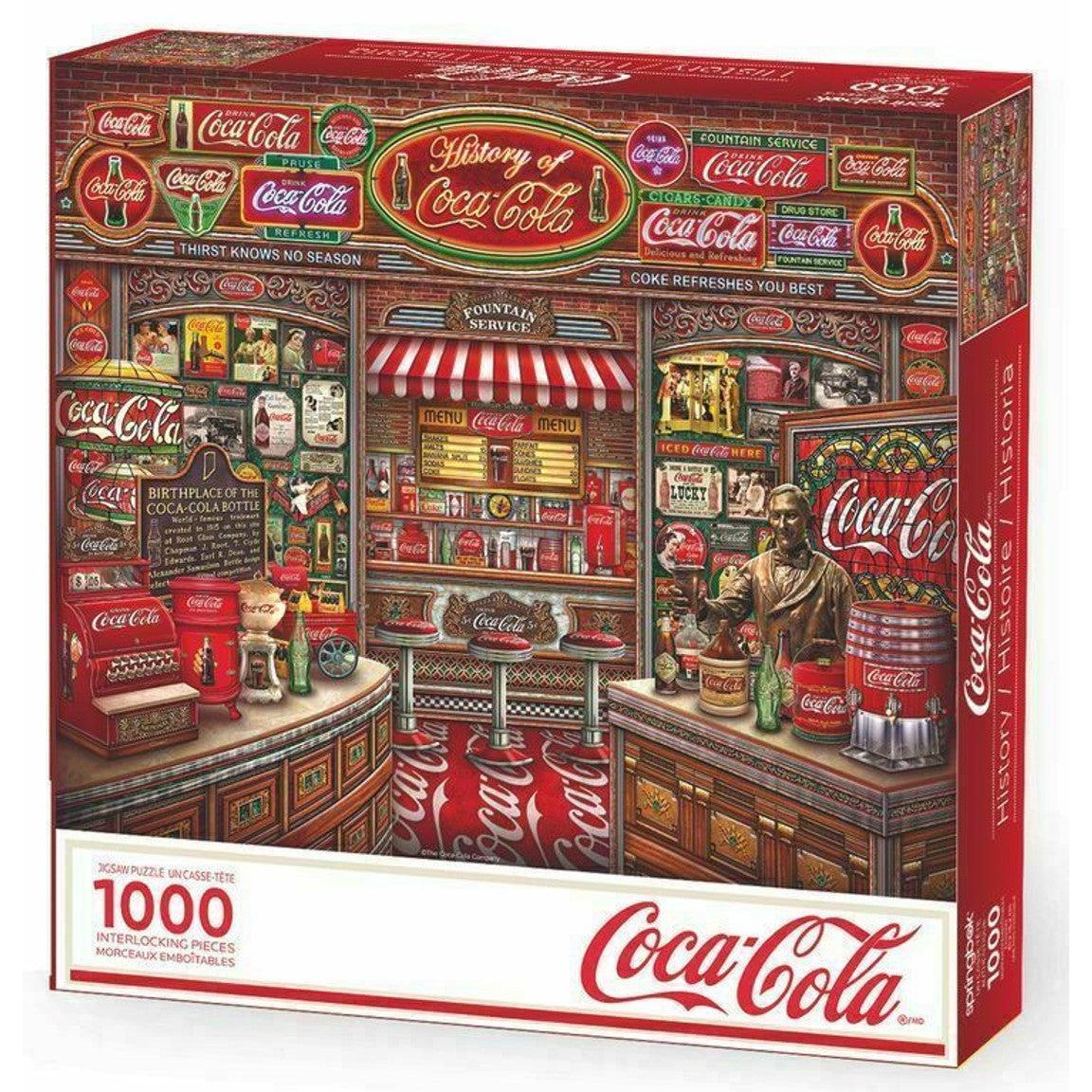 Coca-Cola History 1000 Piece Jigsaw Puzzle Springbok