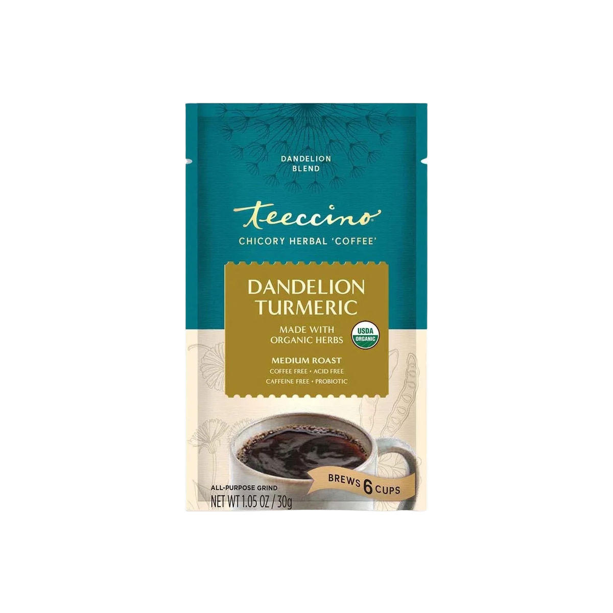 Dandelion Turmeric Herbal Coffee