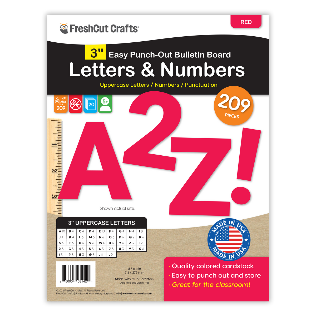 Bulletin Board Letters – 3 inch
