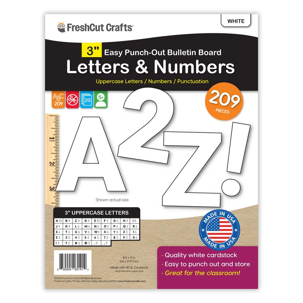Bulletin Board Letters – 3 inch
