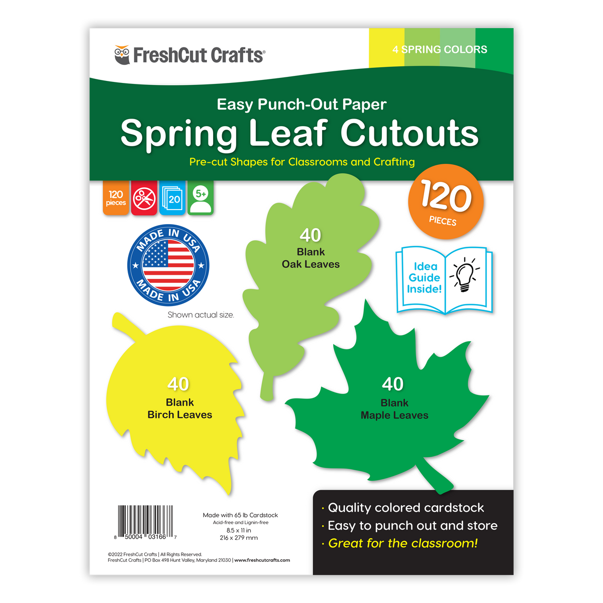 Spring Leaf Cutouts