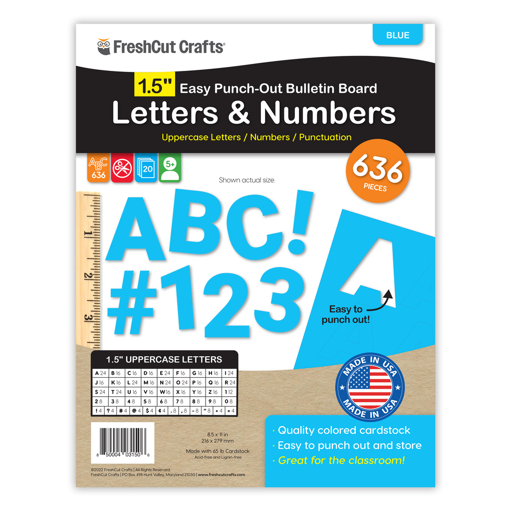 Bulletin Board Letters – 1.5 inch
