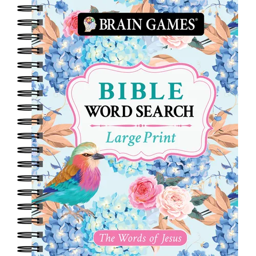 Brain Games - Large Print Bible Word Search: The Words of Jesus