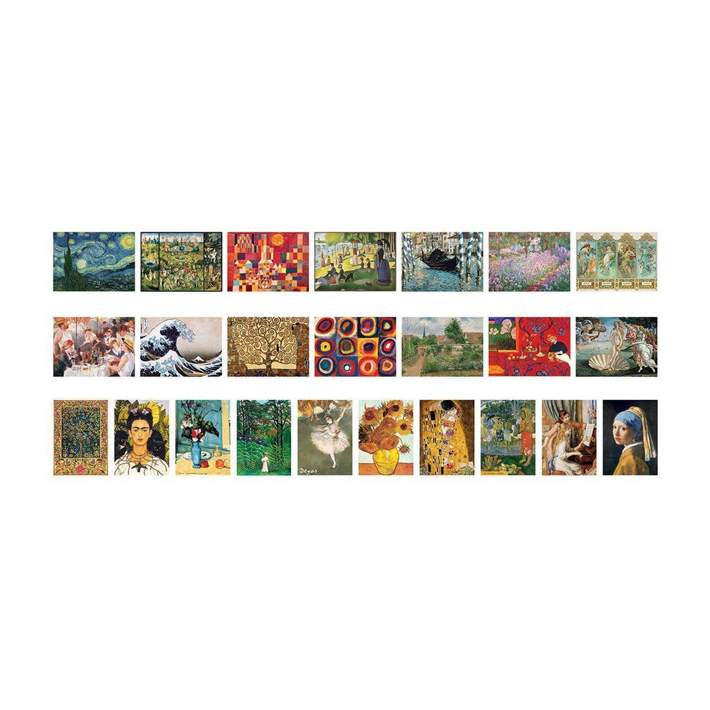 Fine Art Christmas Advent Calendar - 24 Set of 50 Piece Mini Jigsaw Puzzles Eurographics