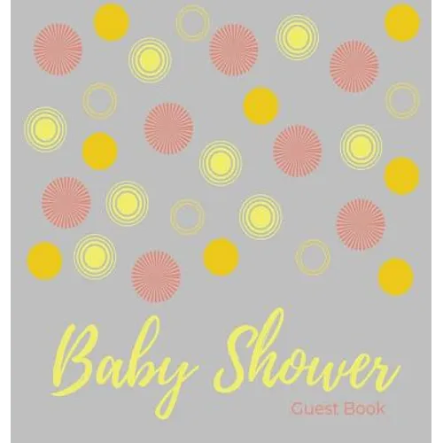 Baby shower guest book (Hardcover): comments book, baby shower party decor, baby naming day guest book, baby shower party guest book, welcome baby par