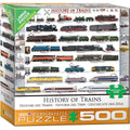 History of Trains 500 Piece Jigsaw Puzzle Eurographics