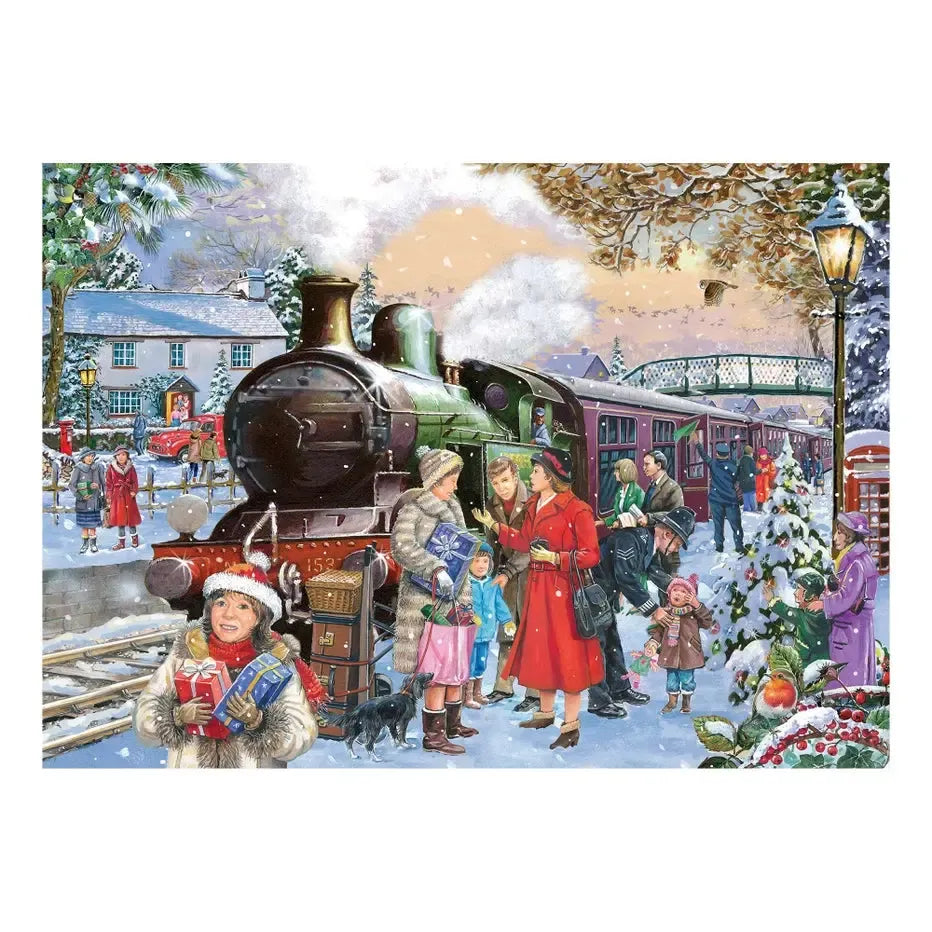 Home for Christmas 500 Big Piece Jigsaw Puzzle HOP